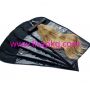 Black best selling 11 by 22 inches hair packaging bags 