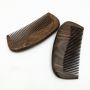 Chinese custom wooden mens wide teeth flat comb for beard and hair