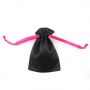 Custom Purple Excellent quality luxury silk satin jewelry pouch with logo