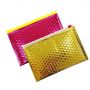 Custom logo pink zipper bubble bag envelope 