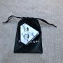 Custom Black Satin eyelash bag packaging for lash
