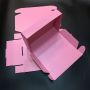 Custom small pink mailling shipping box for gift