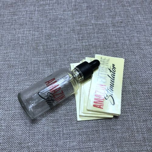 Custom clear pvc waterproof sticker label for dropper bottle