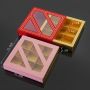 Custom Square red pink chocolate box with window