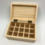 Custom bamboo essential oil storage box with lock