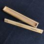 Custom logo wooden baoboom chopsticks box with lid cover