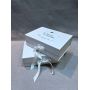 White packaging box for hair extension