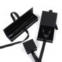 Custom colorful small paper jewelry boxes with ribbon close