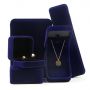 Custom large velvet jewelry gift box packaging for ring earrings necklace bracelet