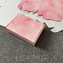 Free sample custom logo pink color cosmetic corrugated packaging mailer box shipping box paper box