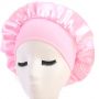 Satin Lined Sleep Bonnet Winter Hats Cotton Fabric Satin Lined Cap